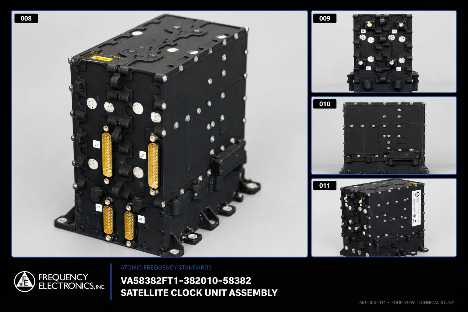 Atomic Frequency Standards Satellite Clock Collage